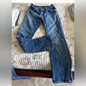 Ariat Men's Relaxed Boot Blue Jeans, 32x36. Like new excellent condition.